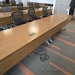Modular Rolling Training Nesting Table w/ Privacy Screen, Power